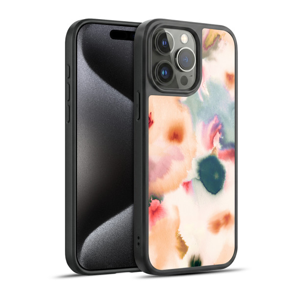 Ninola Pattern Abstract Watercolor Gel Armour Case For Apple iPhone 15 Pro Max