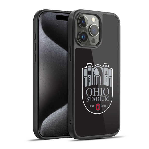 Ohio State University Logo Stadium Gel Armour Case For Apple iPhone 15 Pro Max
