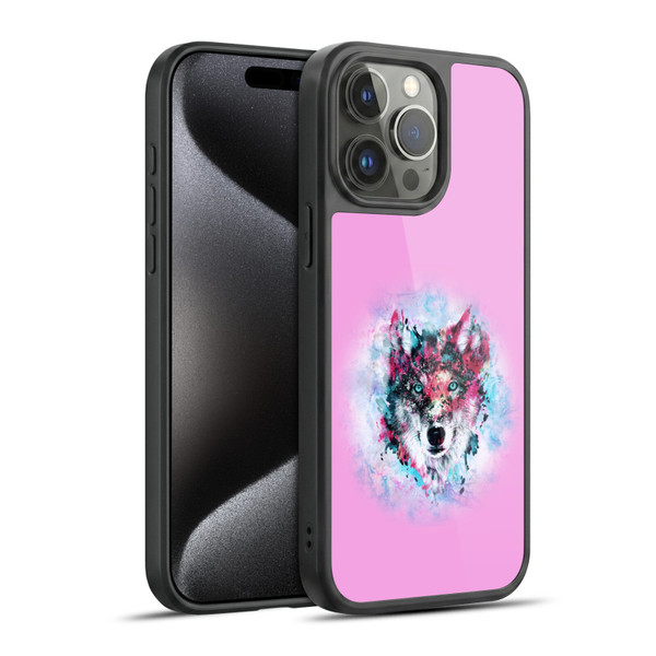 Riza Peker Animal Abstract Wolf Art Gel Armour Case For Apple iPhone 15 Pro Max