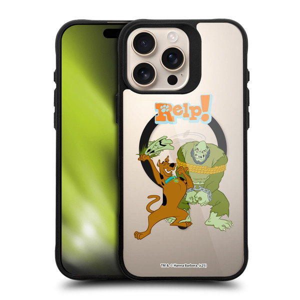 Scooby-Doo Character Art Capture BLACK SHOCKPROOF BUMPER CASE COMPATIBLE WITH Apple iPhone 16 Pro Max & MAGSAFE