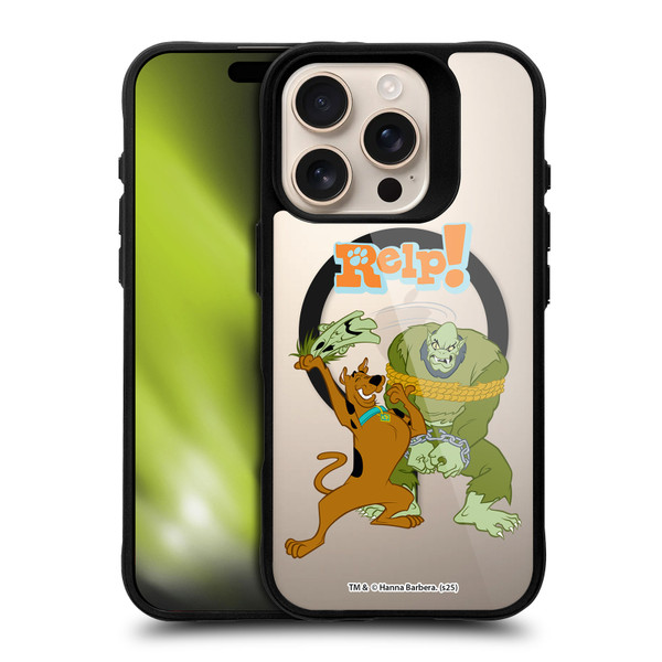 Scooby-Doo Character Art Capture BLACK SHOCKPROOF BUMPER CASE COMPATIBLE WITH Apple iPhone 16 Pro & MAGSAFE