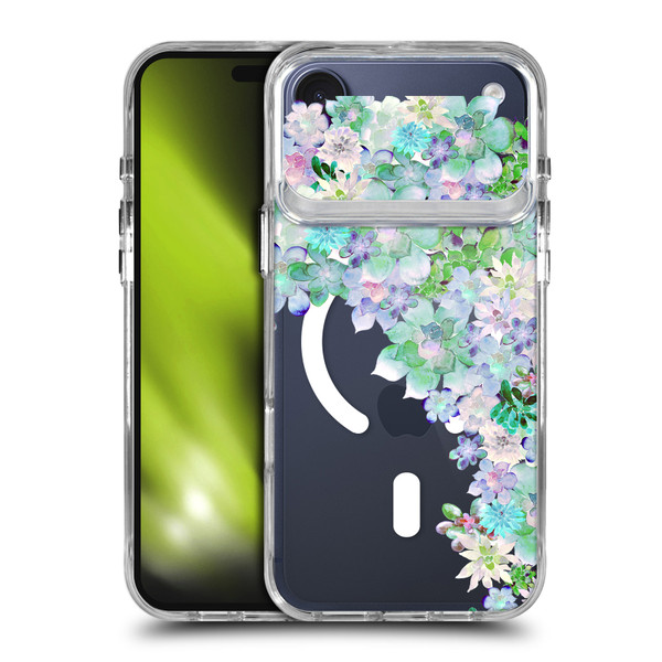 Monika Strigel Flower Collection My Succulent Garden SHOCKPROOF BUMPER CASE COMPATIBLE WITH Apple iPhone 17 Pro Max & MAGSAFE