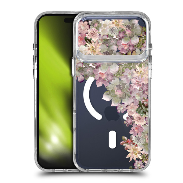 Monika Strigel Flower Collection Succulent Garden Rose SHOCKPROOF BUMPER CASE COMPATIBLE WITH Apple iPhone 17 Pro Max & MAGSAFE