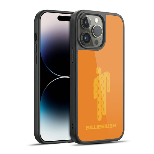 Billie Eilish Key Art Blohsh Orange Gel Armour Case For Apple iPhone 14 Pro Max