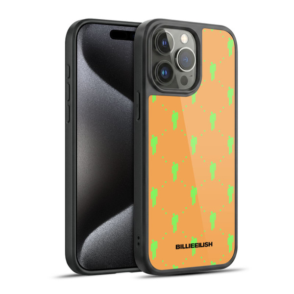 Billie Eilish Key Art Blohsh Pattern Gel Armour Case For Apple iPhone 15 Pro Max