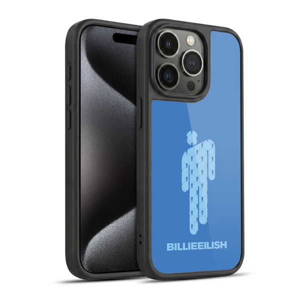Billie Eilish Key Art Blohsh Blue Gel Armour Case For Apple iPhone 15 Pro