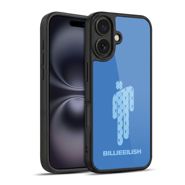 Billie Eilish Key Art Blohsh Blue Gel Armour Case For Apple iPhone 16
