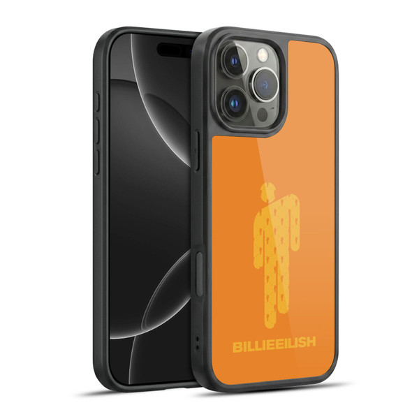 Billie Eilish Key Art Blohsh Orange Gel Armour Case For Apple iPhone 16 Pro Max