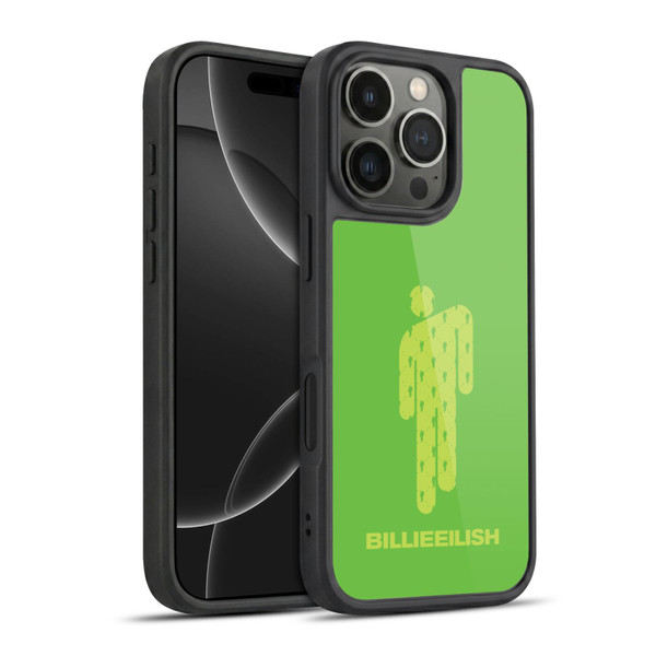 Billie Eilish Key Art Blohsh Green Gel Armour Case For Apple iPhone 16 Pro