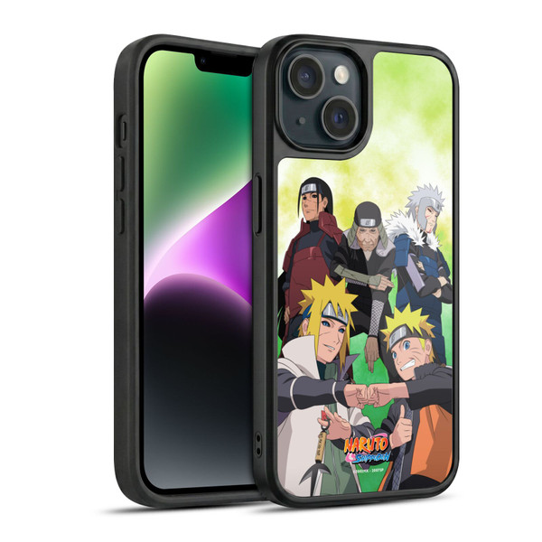 Naruto Shippuden Key Art Hokage Group Gel Armour Case For Apple iPhone 14