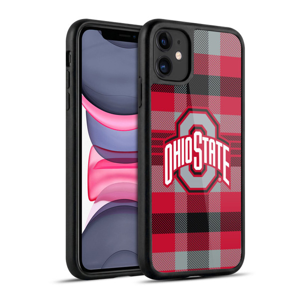 Ohio State University Logo Plaid Gel Armour Case For Apple iPhone 11
