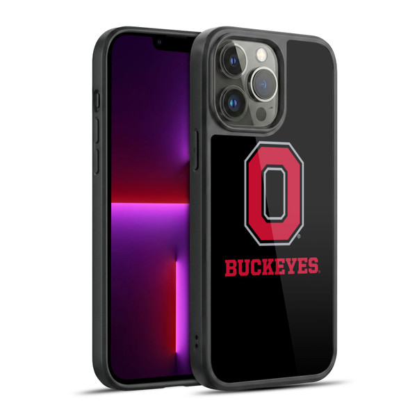 Ohio State University Logo Black Gel Armour Case For Apple iPhone 13 Pro Max