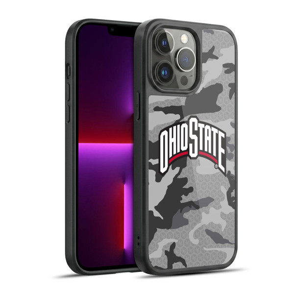 Ohio State University Logo Light Camou Gel Armour Case For Apple iPhone 13 Pro Max