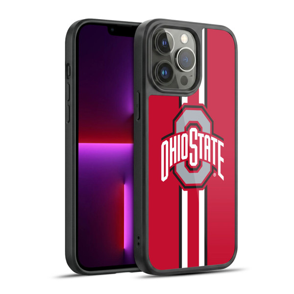 Ohio State University Logo Stripes Gel Armour Case For Apple iPhone 13 Pro Max
