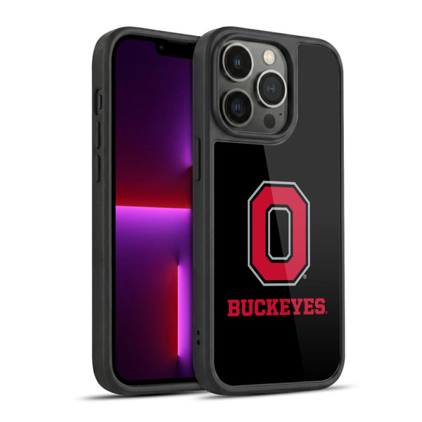 Ohio State University Logo Black Gel Armour Case For Apple iPhone 13 Pro
