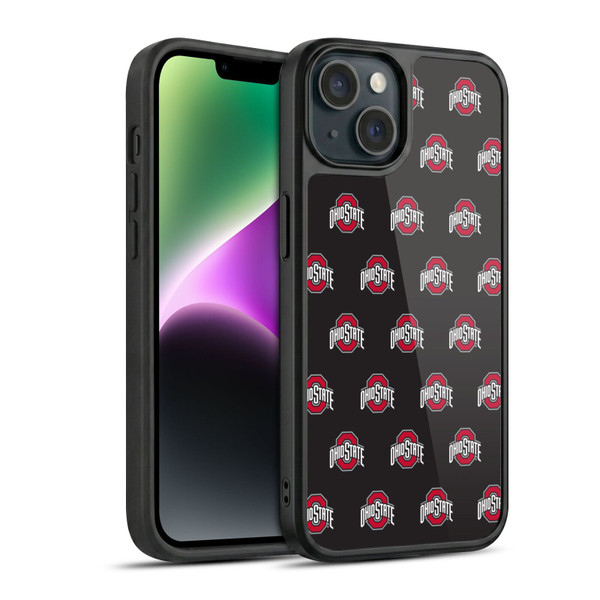 Ohio State University Logo Pattern Gel Armour Case For Apple iPhone 14