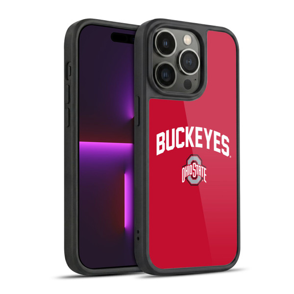 Ohio State University Logo Buckeyes Gel Armour Case For Apple iPhone 14 Pro