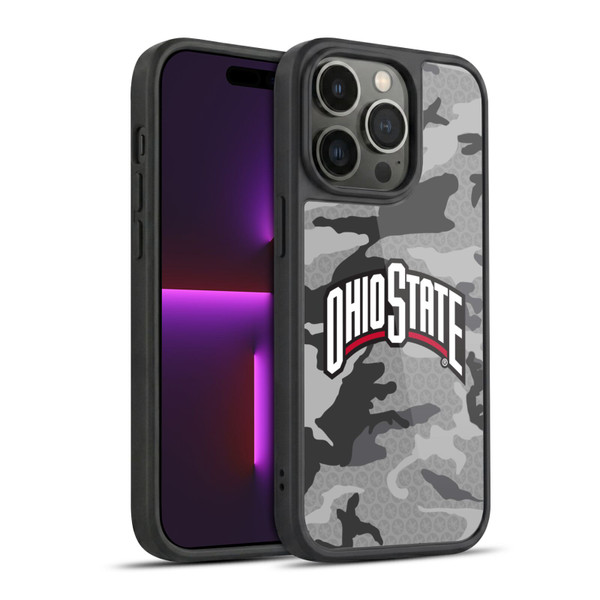Ohio State University Logo Light Camou Gel Armour Case For Apple iPhone 14 Pro