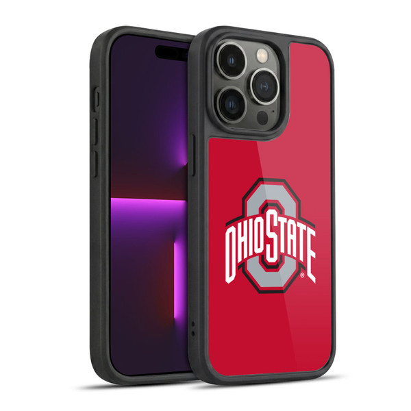 Ohio State University Logo Plain Gel Armour Case For Apple iPhone 14 Pro