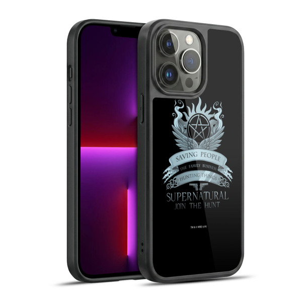 Supernatural Vectors Saving People Logo Gel Armour Case For Apple iPhone 13 Pro Max