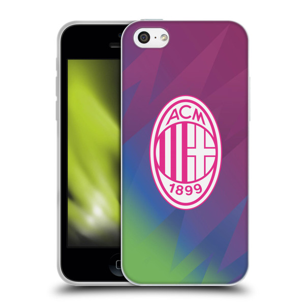 AC Milan 2023/24 Crest Kit Third Soft Gel Case for Apple iPhone 5c