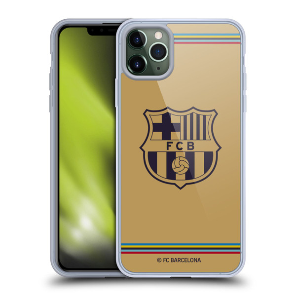 FC Barcelona 2022/23 Crest Kit Away Soft Gel Case for Apple iPhone 11 Pro Max & MagSafe