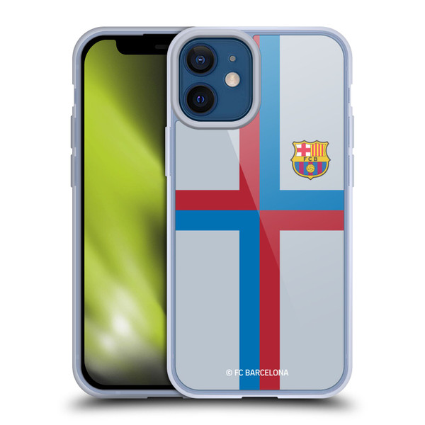 FC Barcelona 2022/23 Crest Kit Third Soft Gel Case for Apple iPhone 12 Mini & MagSafe