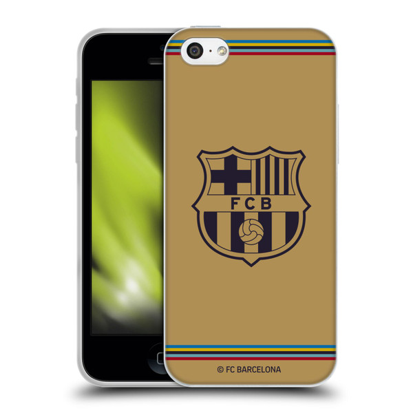 FC Barcelona 2022/23 Crest Kit Away Soft Gel Case for Apple iPhone 5c