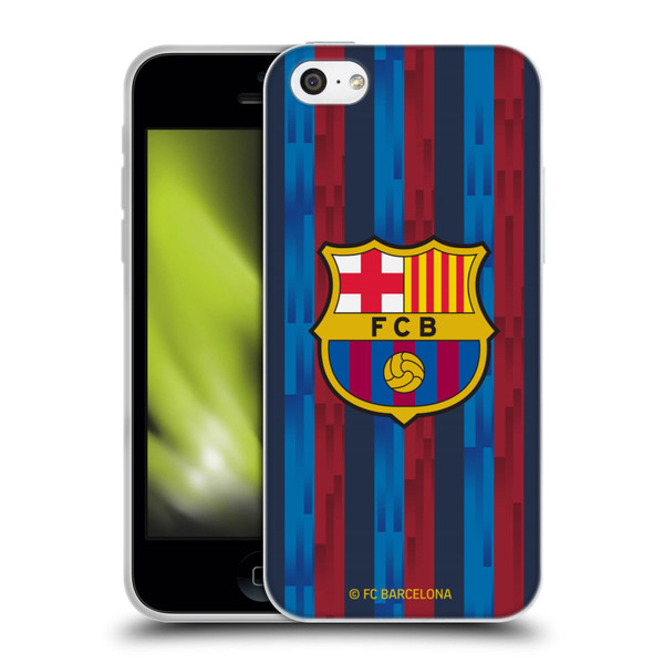 FC Barcelona 2022/23 Crest Kit Home Soft Gel Case for Apple iPhone 5c