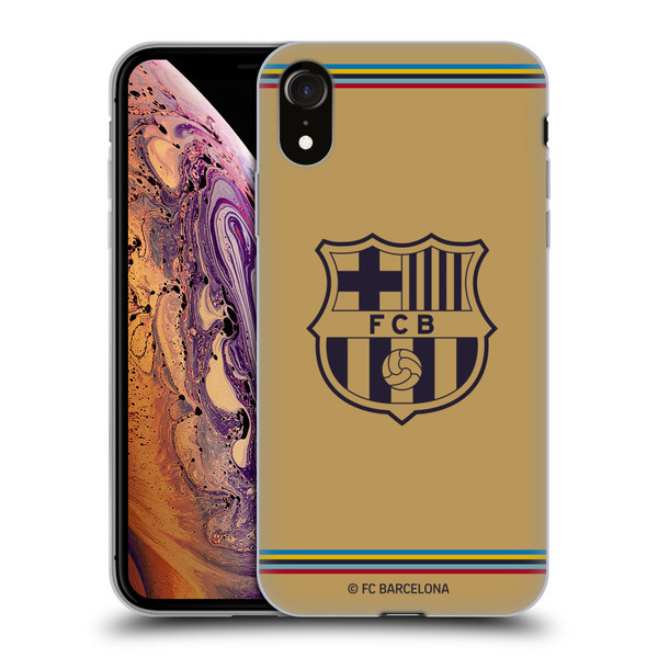 FC Barcelona 2022/23 Crest Kit Away Soft Gel Case for Apple iPhone XR