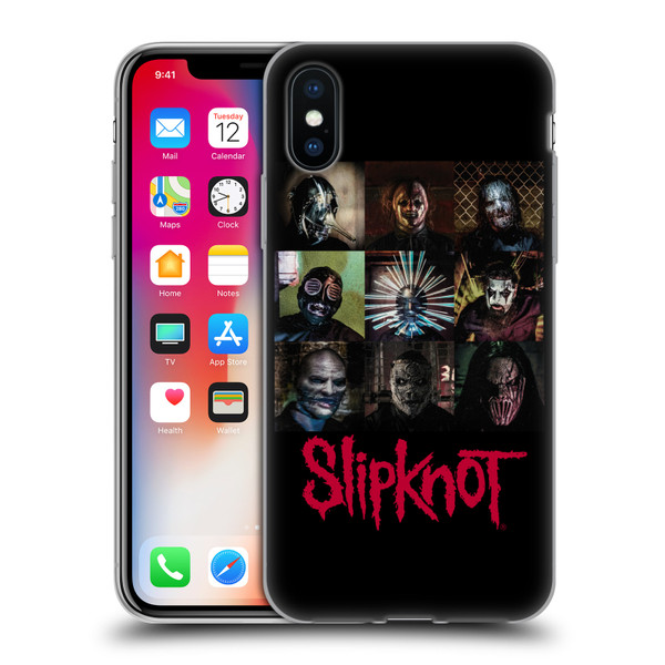 Slipknot Key Art Blocks Soft Gel Case for Apple iPhone X / iPhone XS & MagSafe