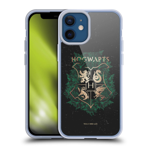 Harry Potter Deathly Hallows XXXI Hogwarts Crest 2 Soft Gel Case for Apple iPhone 12 Mini & MagSafe