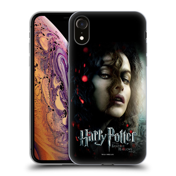 Harry Potter Deathly Hallows VIII Bellatrix Lestrange Soft Gel Case for Apple iPhone XR