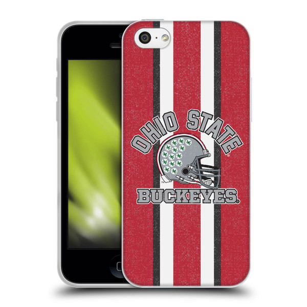 Ohio State University Football Graphics Helmet Soft Gel Case for Apple iPhone 5c