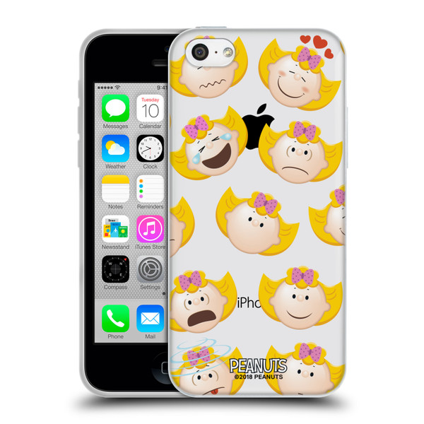 Peanuts Character Patterns Sally Brown Soft Gel Case for Apple iPhone 5c