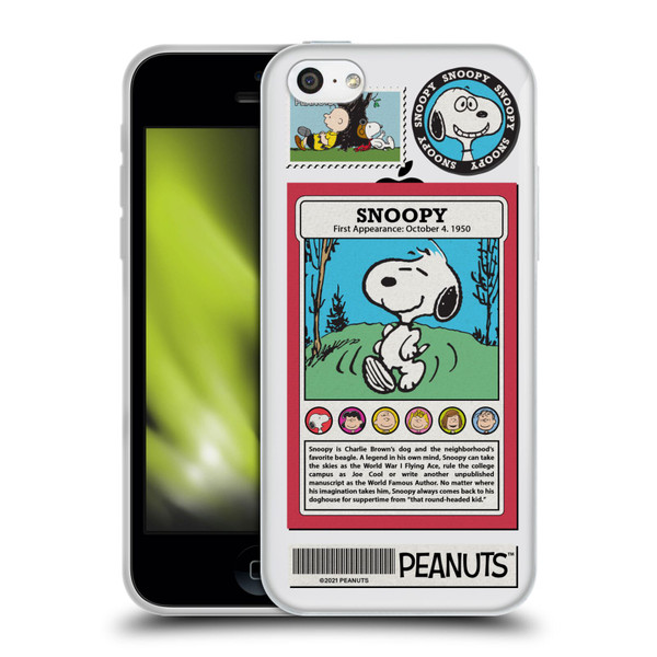 Peanuts Trends Snoopy Card Soft Gel Case for Apple iPhone 5c