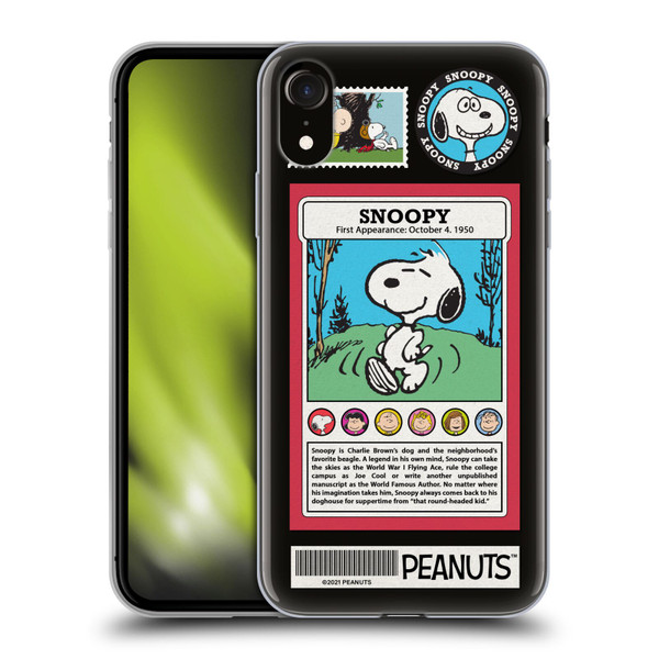 Peanuts Trends Snoopy Card Soft Gel Case for Apple iPhone XR