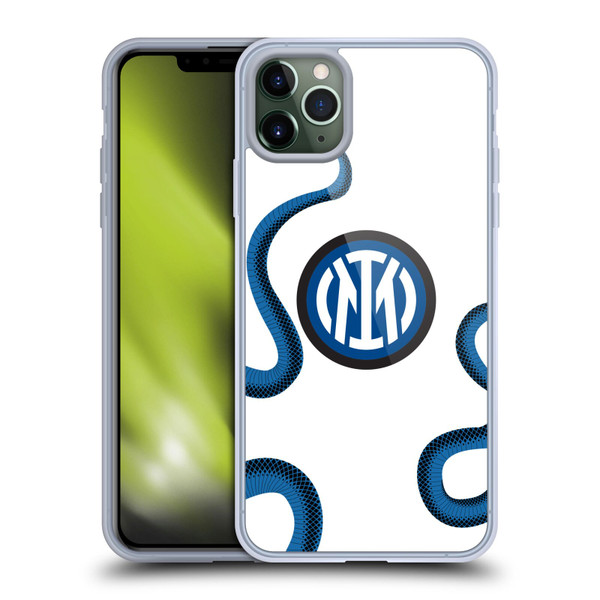 Fc Internazionale Milano 2021/22 Crest Kit Away Soft Gel Case for Apple iPhone 11 Pro Max & MagSafe