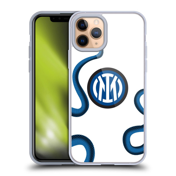 Fc Internazionale Milano 2021/22 Crest Kit Away Soft Gel Case for Apple iPhone 11 Pro & MagSafe