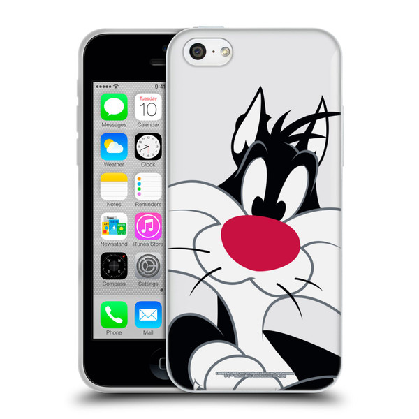Looney Tunes Characters Sylvester The Cat Soft Gel Case for Apple iPhone 5c