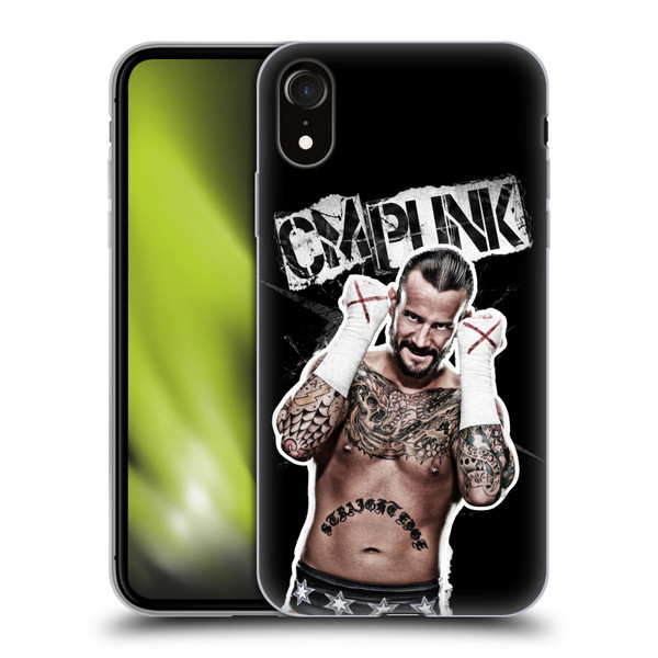 WWE CM Punk Graphics Soft Gel Case for Apple iPhone XR