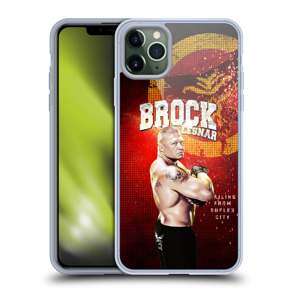 WWE Superstars Brock Lesnar Soft Gel Case for Apple iPhone 11 Pro Max & MagSafe