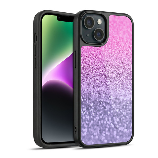 Monika Strigel Glitter Collection Lavender Pink Gel Armour Case For Apple iPhone 14