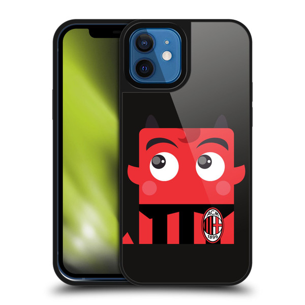 AC Milan Art Mascotte Gel Armour Case For Apple iPhone 12 / iPhone 12 Pro