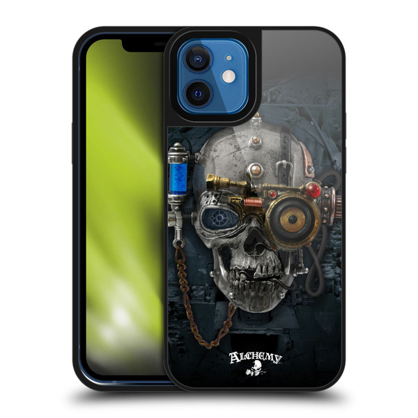 Alchemy Gothic Graphic Art Necronaut Gel Armour Case For Apple iPhone 12 / iPhone 12 Pro