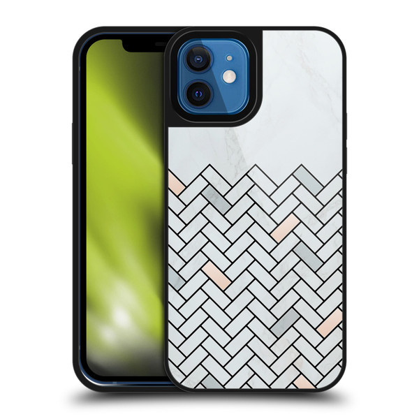 Alyn Spiller Marble Tile Gel Armour Case For Apple iPhone 12 / iPhone 12 Pro