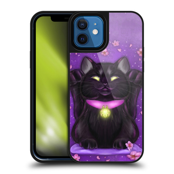 Ash Evans Black Cats Lucky Gel Armour Case For Apple iPhone 12 / iPhone 12 Pro