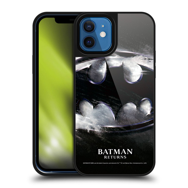 Batman Returns Key Art Oversized Logo Gel Armour Case For Apple iPhone 12 / iPhone 12 Pro