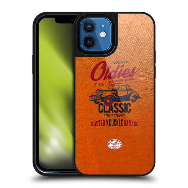 Busted Knuckle Garage Graphics Classic Gel Armour Case For Apple iPhone 12 / iPhone 12 Pro