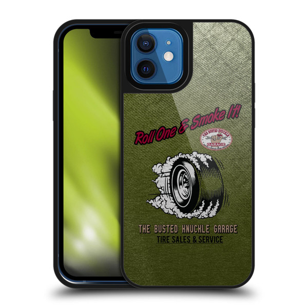 Busted Knuckle Garage Graphics Tire Gel Armour Case For Apple iPhone 12 / iPhone 12 Pro